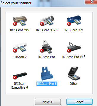 IRISCard Pro 4 Business Card Scanner